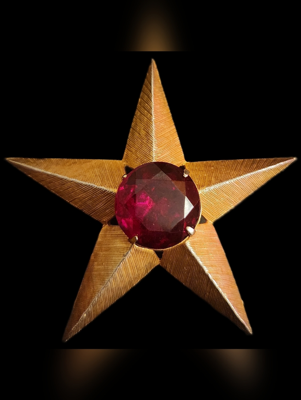 HUGE Vintage MCM Star Brooch